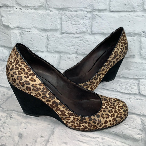 kate spade Shoes - Kate Spade Calf Hair Wedge Heels 8